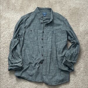 G.H. Bass & Co. Charcoal Button-Up Shirt
